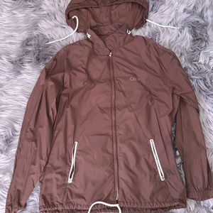 Brown obey windbreaker ✨✨✨